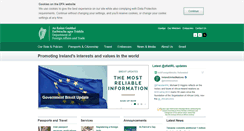 Desktop Screenshot of dfa.ie