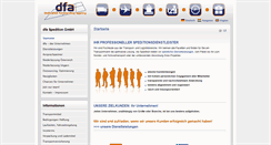 Desktop Screenshot of dfa.at